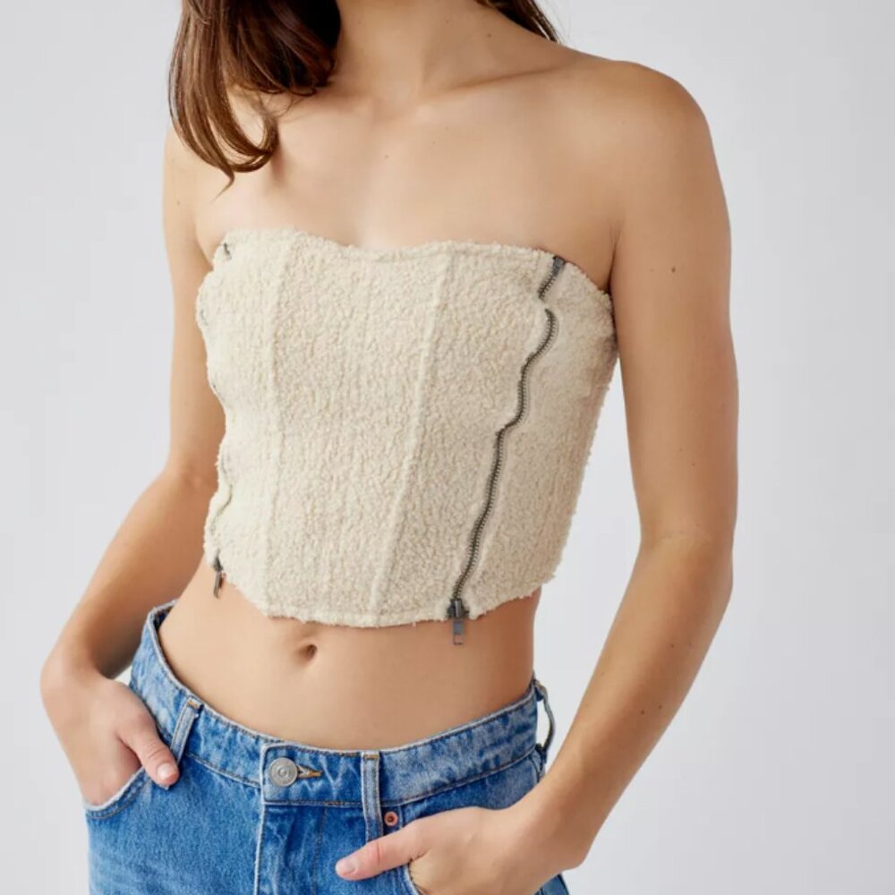 Out From Under Fleece Double-Zip Corset